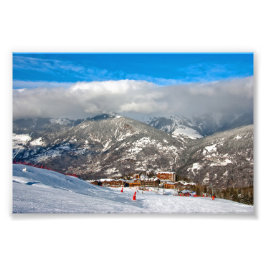 Courchevel Moriond 1650 3 Valleys Fransk Alperna Fototryck