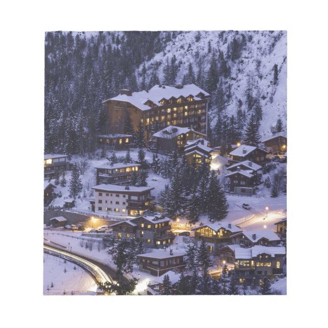 Courchevel Mountain Snö Anteckningsblock (Framsida)