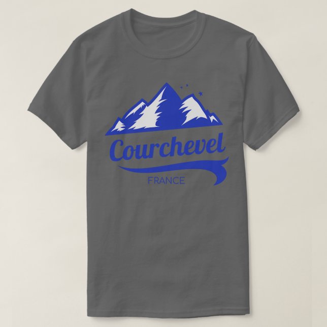 Courchevel ski Savoie Frankrike 1 T Shirt (Design framsida)