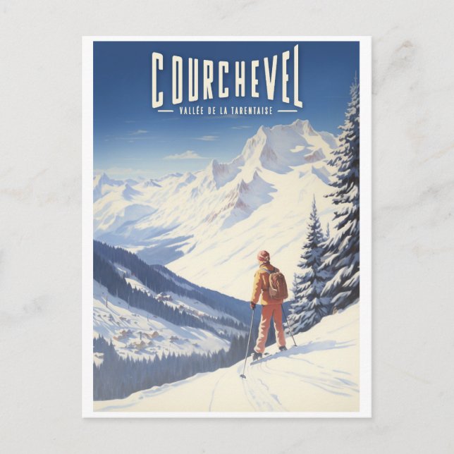 Courchevel - Vallée de la tarentaise Vykort (Framsida)