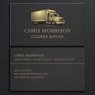 Courier Truck Services Professional Visitkort