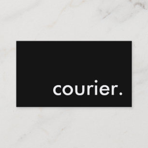 courier. visitkort