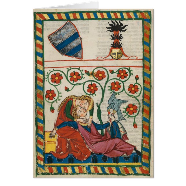 Courly Kärlek Hälsningskort (Framsidan)