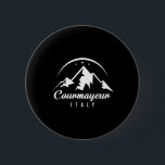 Courmayeur Italien Ski Resort Skiing Snowboarding  Knapp<br><div class="desc">Courmayeur Italien Ski Resort Skiing Snowboarding Souvenir</div>