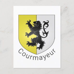 Courmayeur jackat av arm, Val d'Aosta Vykort