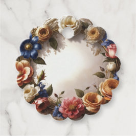 Couronne de fleurs gåvor etiketter