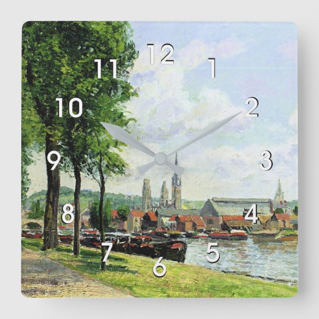 Cours la Riene, Notre Dame Fyrkantig Klocka (Framsida)