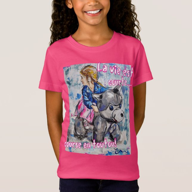 Course à toutou t shirt (Framsida)