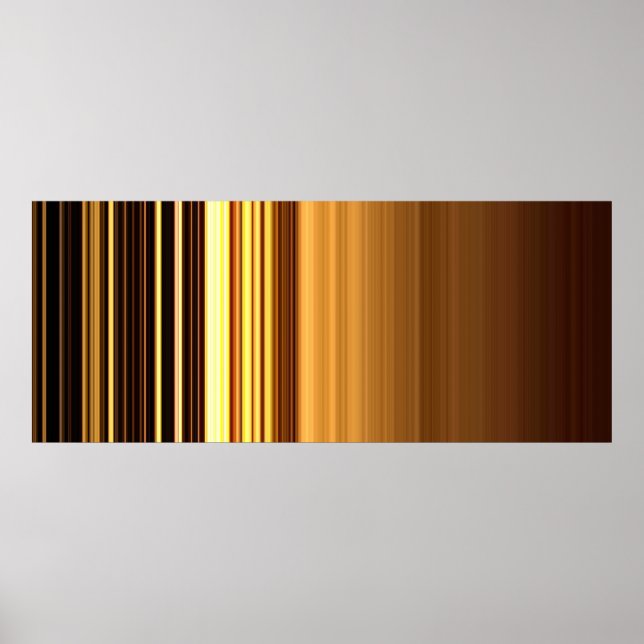 Course guld guldbakgrund poster (Framsidan)