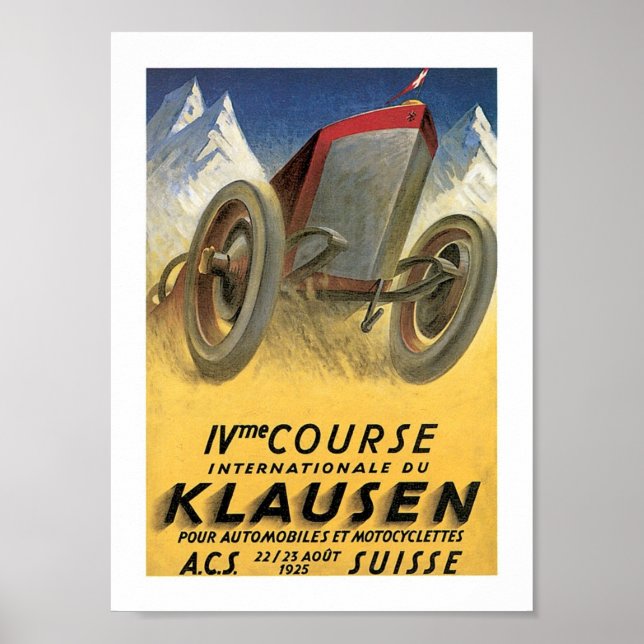 Course Internationale du Klaussen Poster (Framsidan)