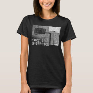 Court är i basketspelare i sessioner t shirt