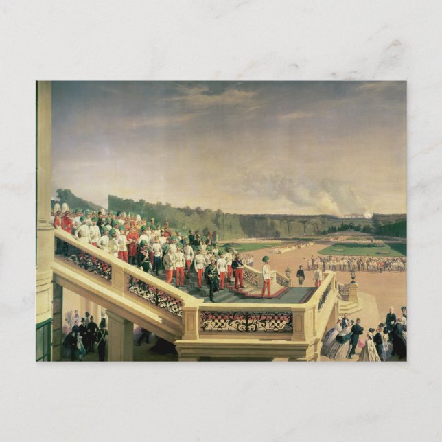 Court banquet in the Gardens of Schonbrunn Palace Vykort (Framsida)