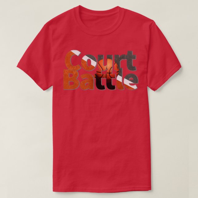 Court Battle T Shirt (Design framsida)