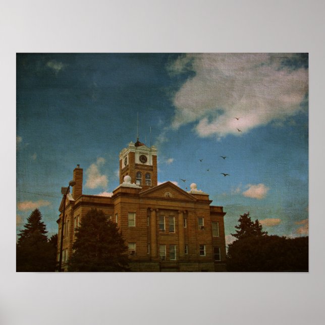 Court House Albia, Iowa Poster (Framsidan)