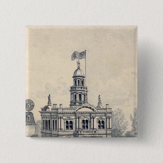 Court House, Fresno Knapp (Framsida)