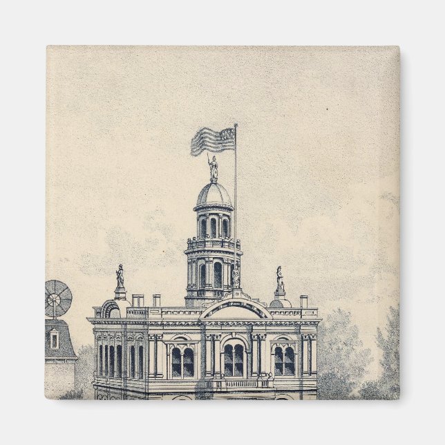 Court House, Fresno Magnet (Framsidan)