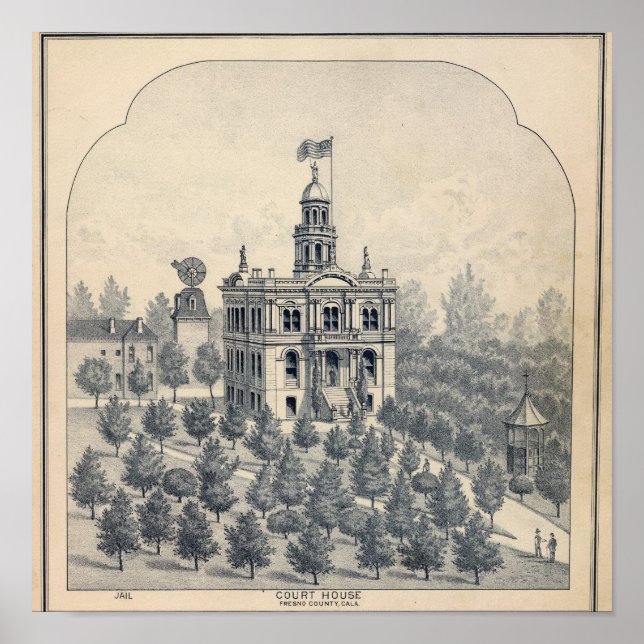 Court House, Fresno Poster (Framsidan)