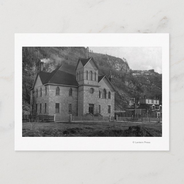 Court House in Skagway, Alaska Photograph Vykort (Framsida)