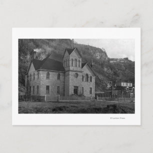 Court House in Skagway, Alaska Photograph Vykort