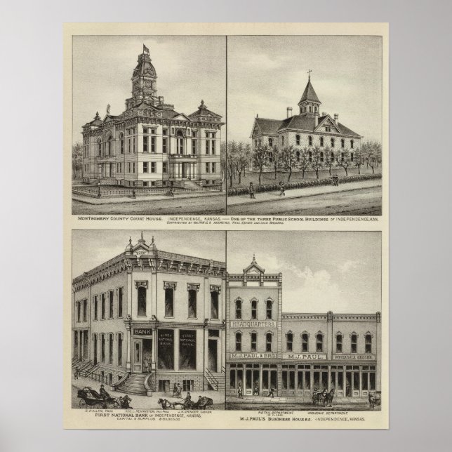 Court House, Kansas Poster (Framsidan)