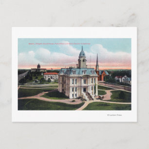Court House, Post Office, Huvudstad Bldg Vykort