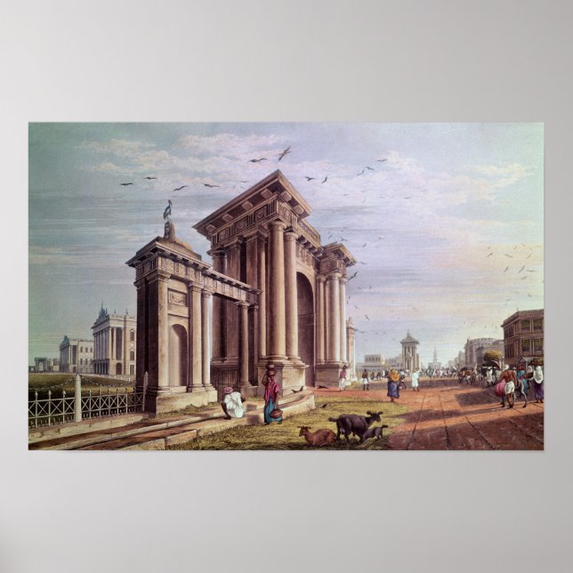 Court House Street, Calcutta Poster (Framsidan)