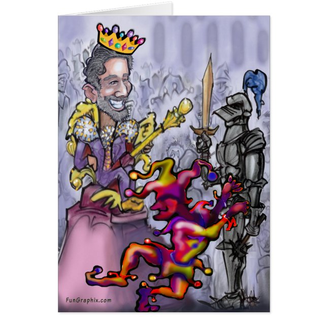 Court Jester Hälsningskort (Framsidan)