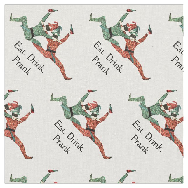 Court Jesters April Fools dag Tyg (Närbild)