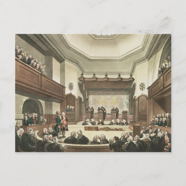 Court of Common Pleas, Westminster Hall Vykort (Framsida)