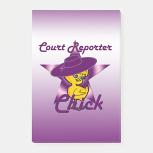 Court Reporter #9 Post-it Block