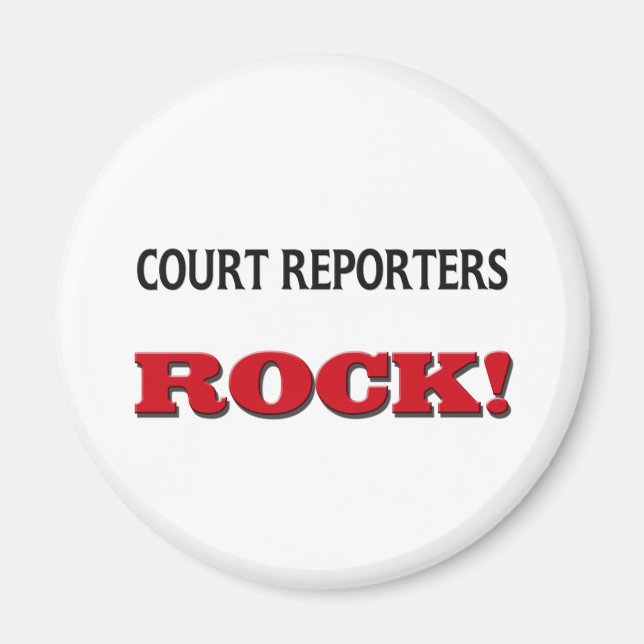 Court Reporters Sten Magnet (Framsidan)