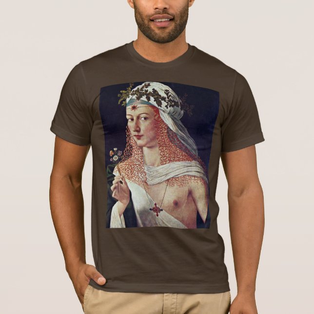 Courtesan (porträtt av Lucrezia Borgia?) Tee (Framsida)