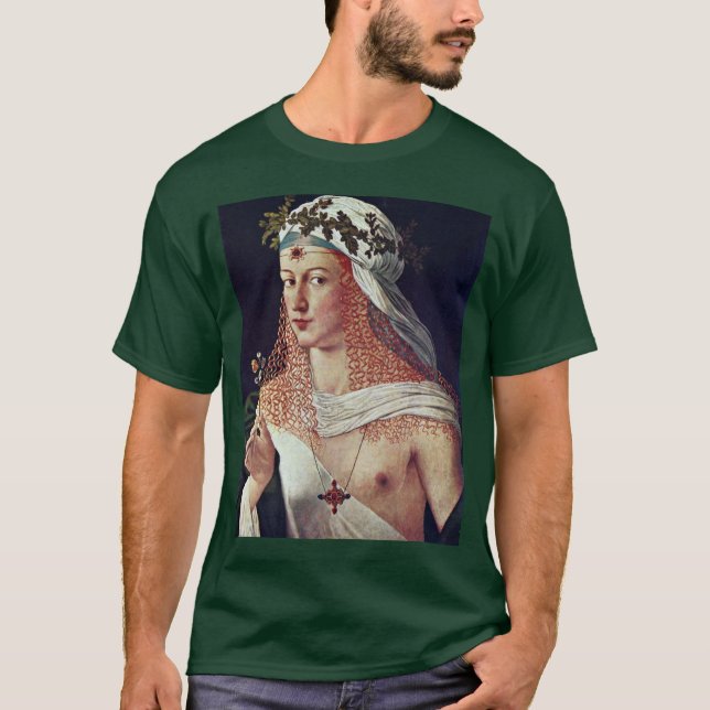 Courtesan (porträtt av Lucrezia Borgia?) Tee Shirt (Framsida)