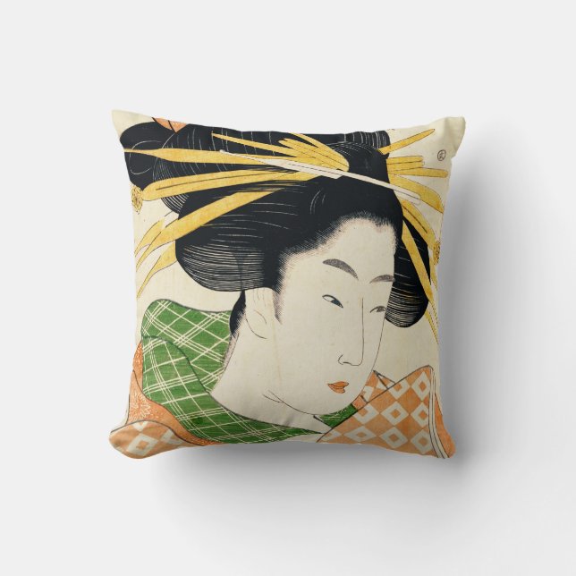 Courtesan Shizuka 1797 Kudde (Framsida)