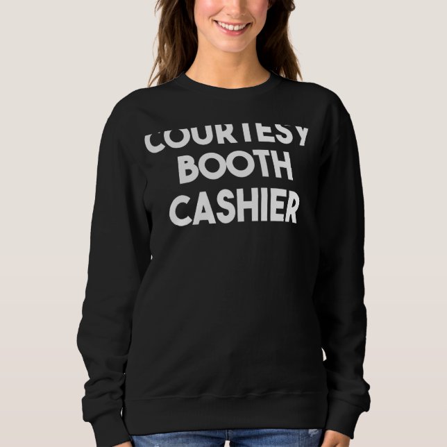 Courtesy Booth Cashier T Shirt (Framsida)