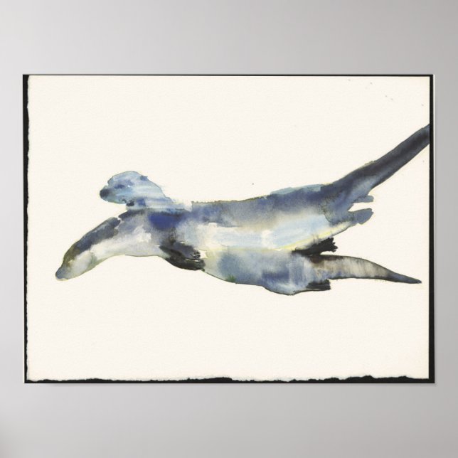 Courting Otters Poster (Framsidan)