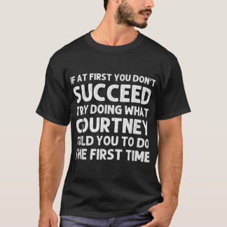 COURTNEY Namn Personlig Birthday Funny Christma T Shirt