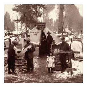 Courtneys butik - Klondike Guld Rush 1898 Fototryck
