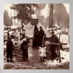 Courtneys butik - Klondike Guld Rush 1898 Poster