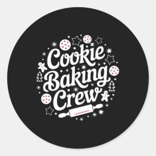 Courtneys kvinnor som matchar Cookie Baking Crew Runt Klistermärke