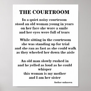 COURTROOM DIKT POSTER