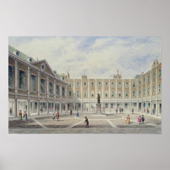 Courtyard på St. Thomas sjukhus Poster (Framsidan)