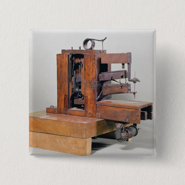 Couseuse', den första symaskinen, 1830 knapp (Framsida)