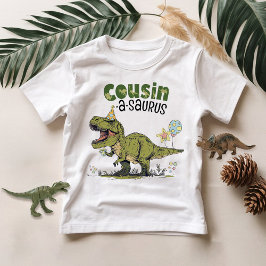 Cousin-a-saurus Dinosaur Theme Barns födelsedag Pa T Shirt