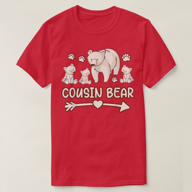 cousin bear 3 cub , cousin bear shirt  t (Design framsida)