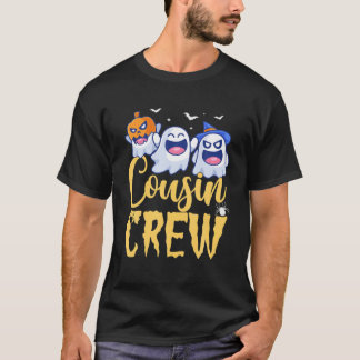 Cousin Boo Crew Funny Cousin Crew Halloween Costum T Shirt
