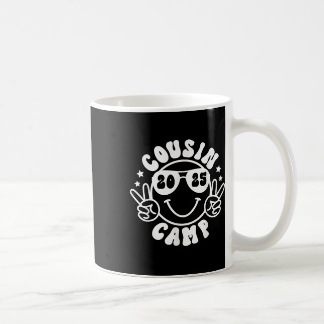 Cousin Camp 2025 Campare Camping Läggereld Sommar  Kaffemugg (Höger)
