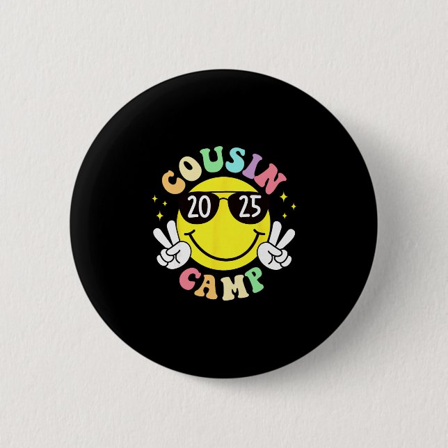 Cousin Camp 2025 Camping Campfire Summer Vacation  Knapp (Framsida)