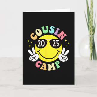 Cousin Camp 2025 Camping Campfire Summer Vacation Kort