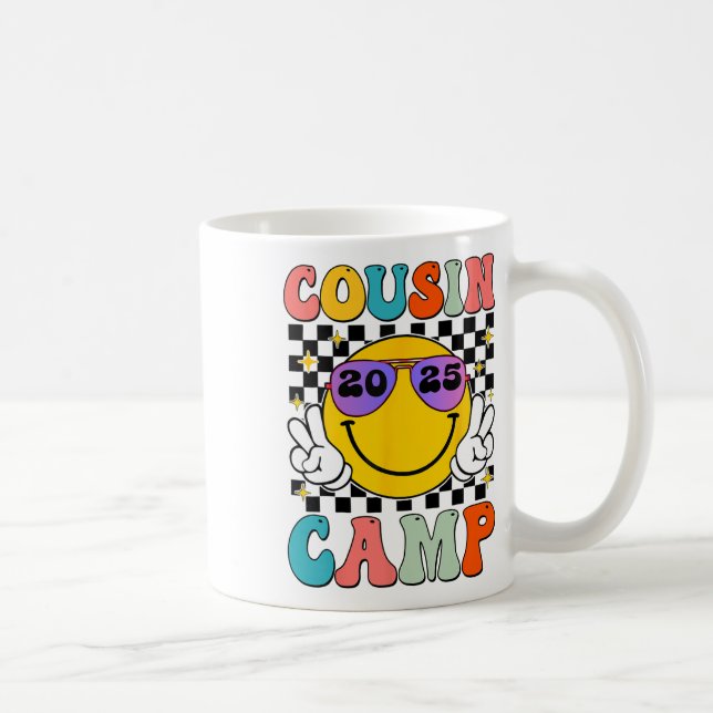 Cousin Camp 2025 Familjesemester Sommar Barnläger Kaffemugg (Höger)